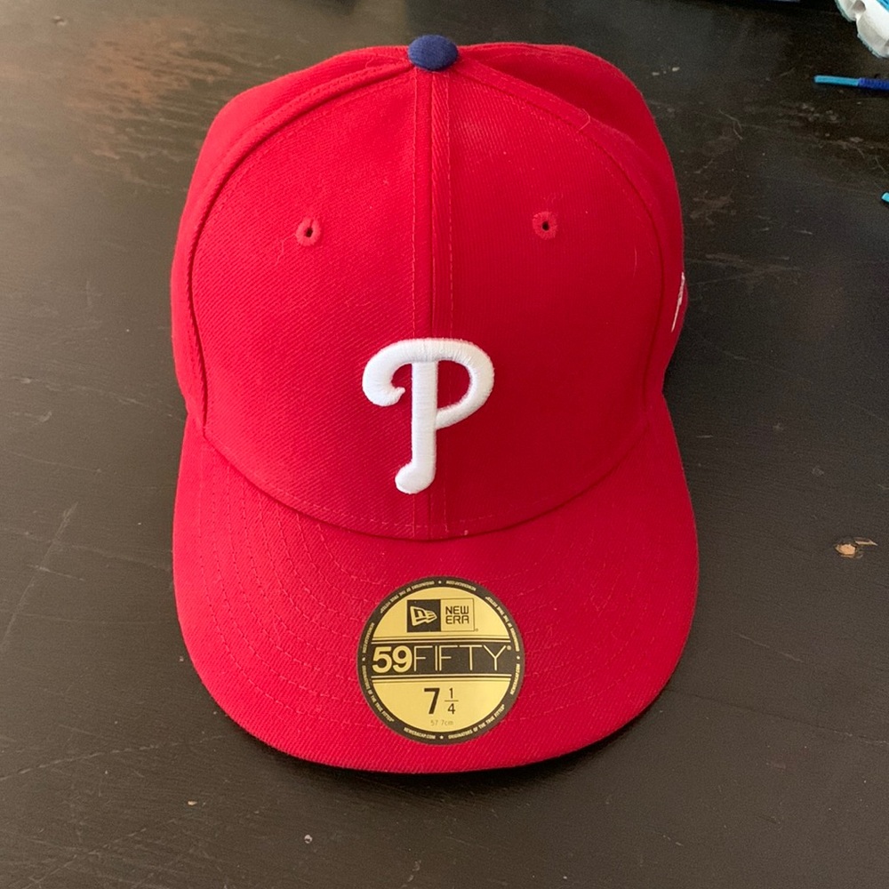 New Era Phillies Hat 7 1/4